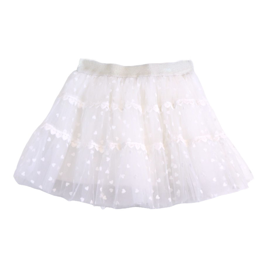 Doe A Dear Velvet Heart Mesh Tutu S1515109-B