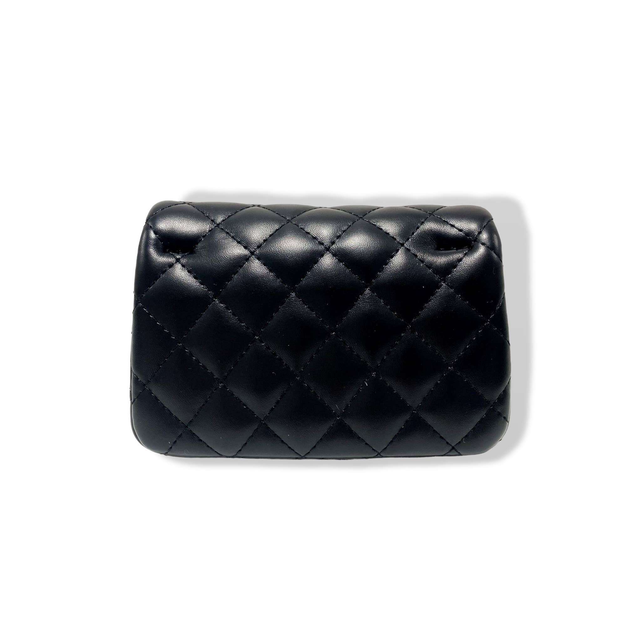 Pearl Closure Quilted Purse Pink B1336