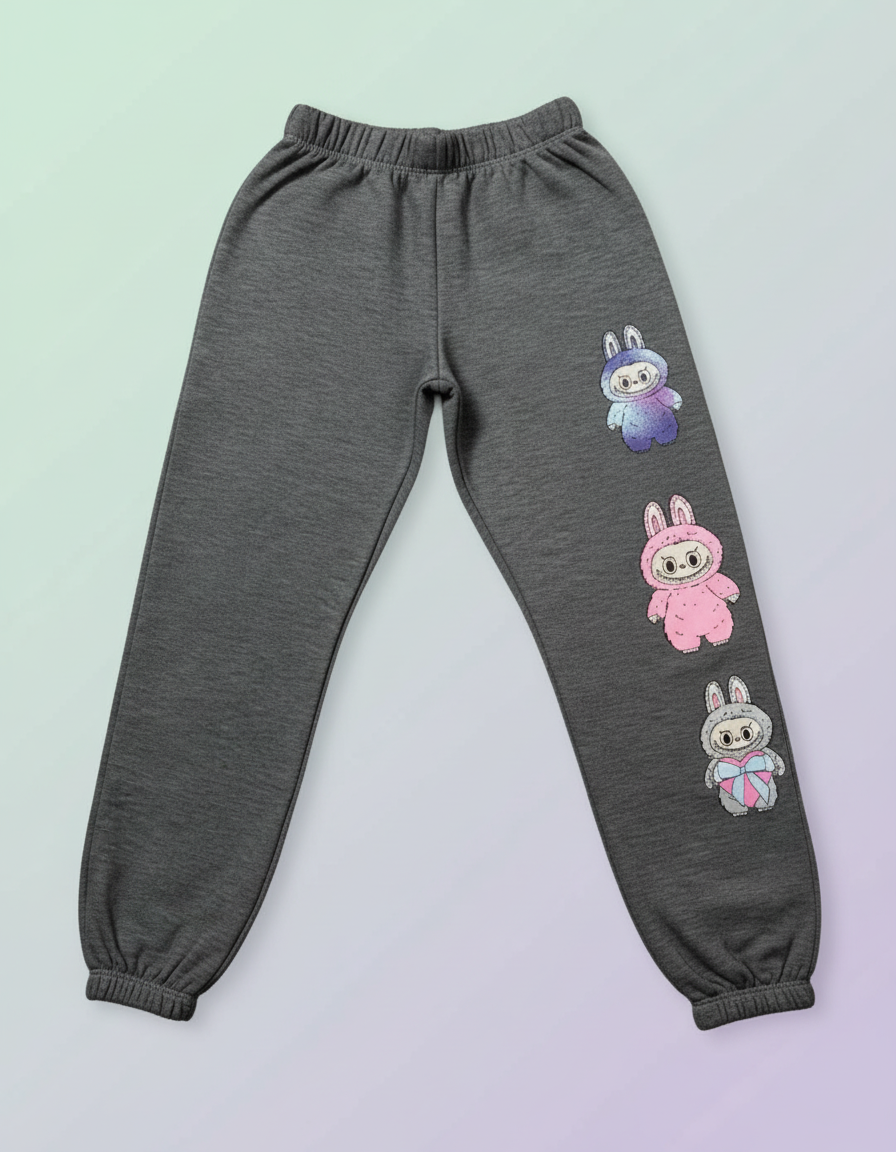 Firehouse Labubu Trio Down Sweatpants