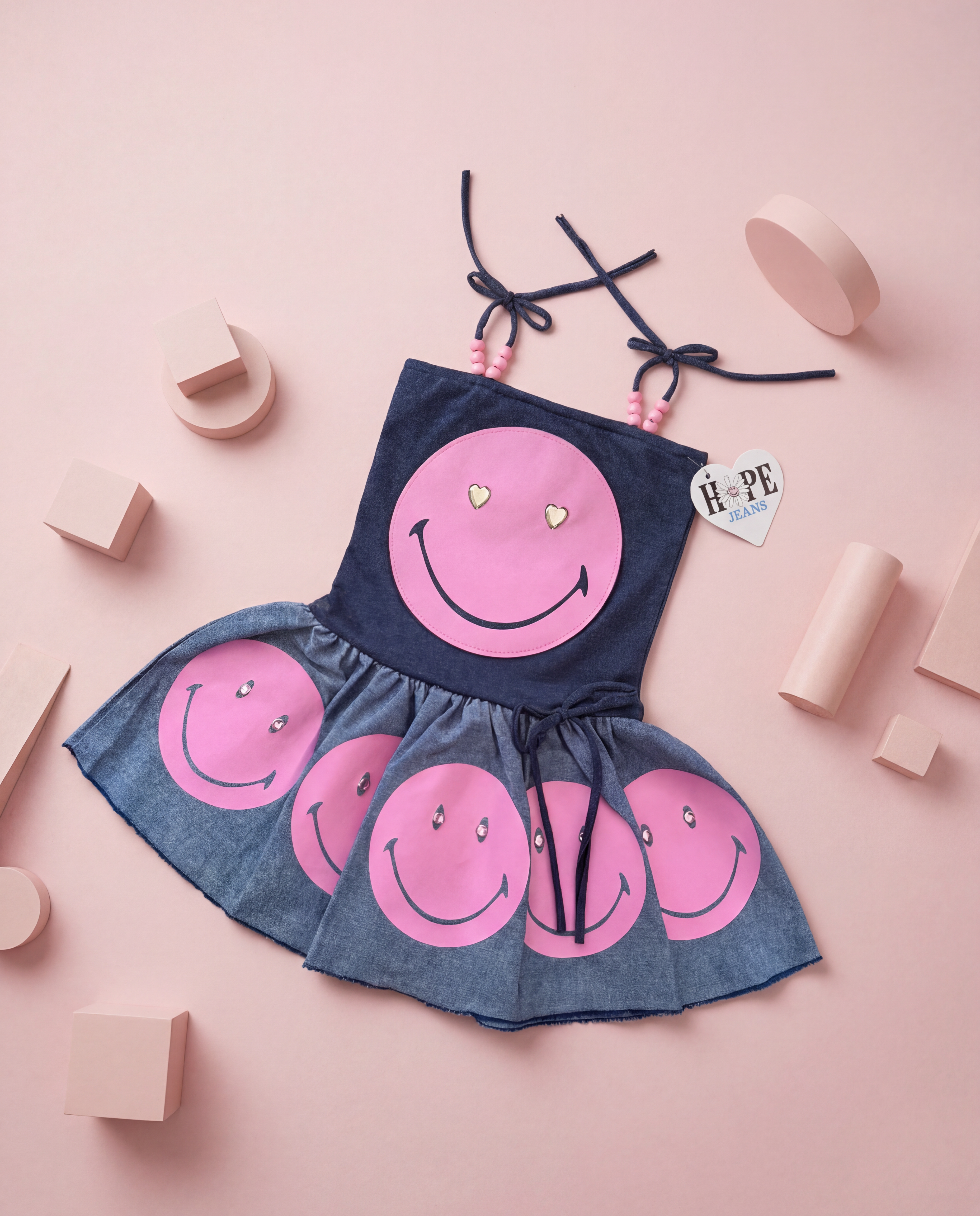 Denim Happy Tank Dress - SoSo Dressed