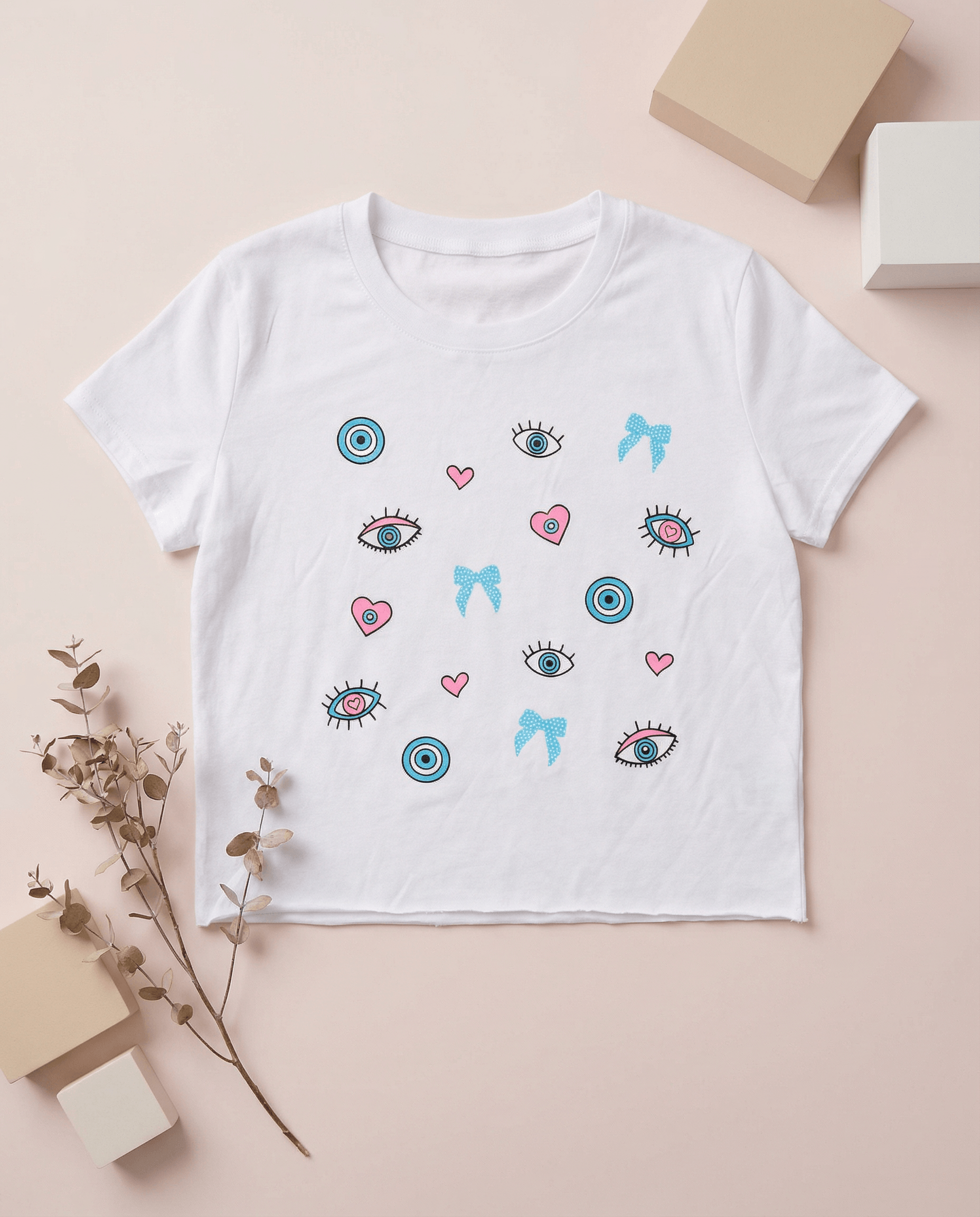 Eveye Tee White - SoSo Dressed