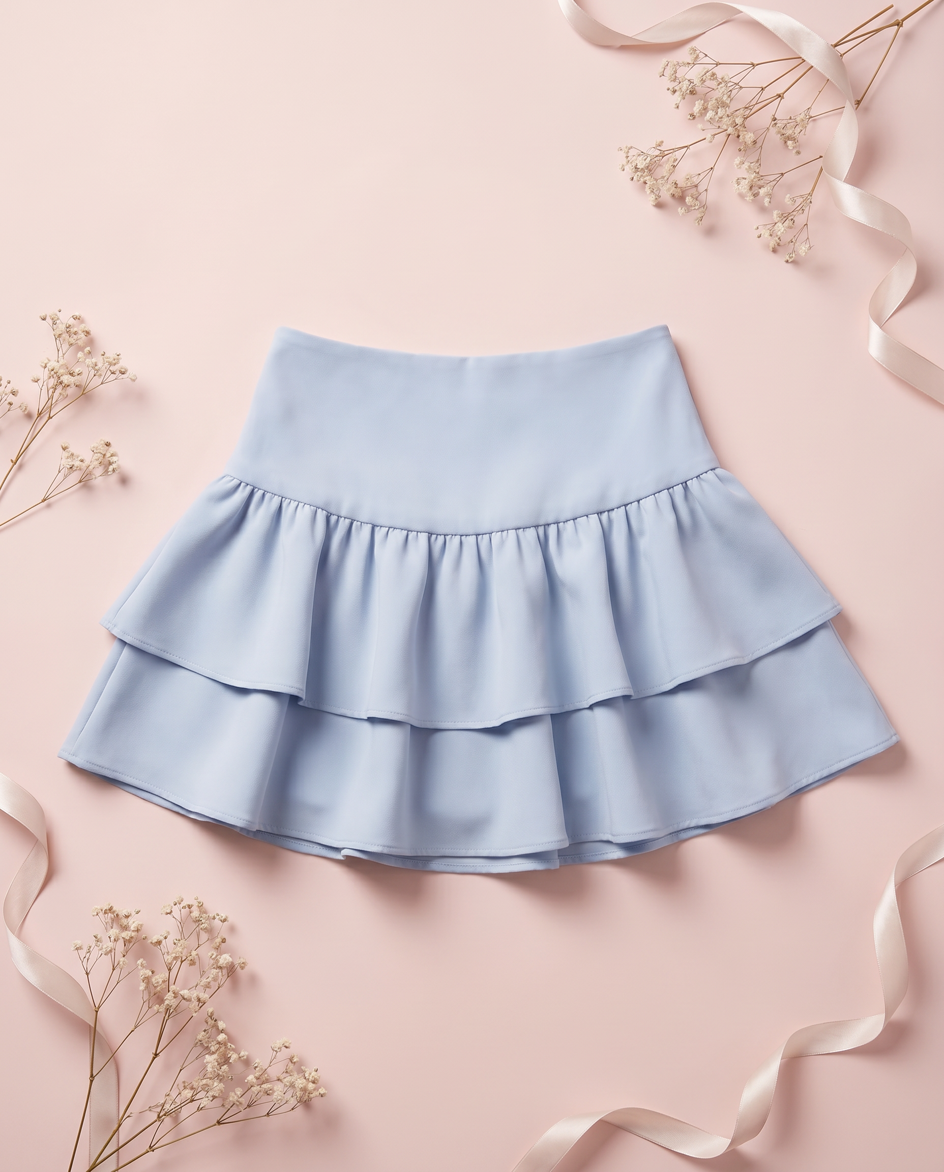 Fortune Lace Skirt Blue