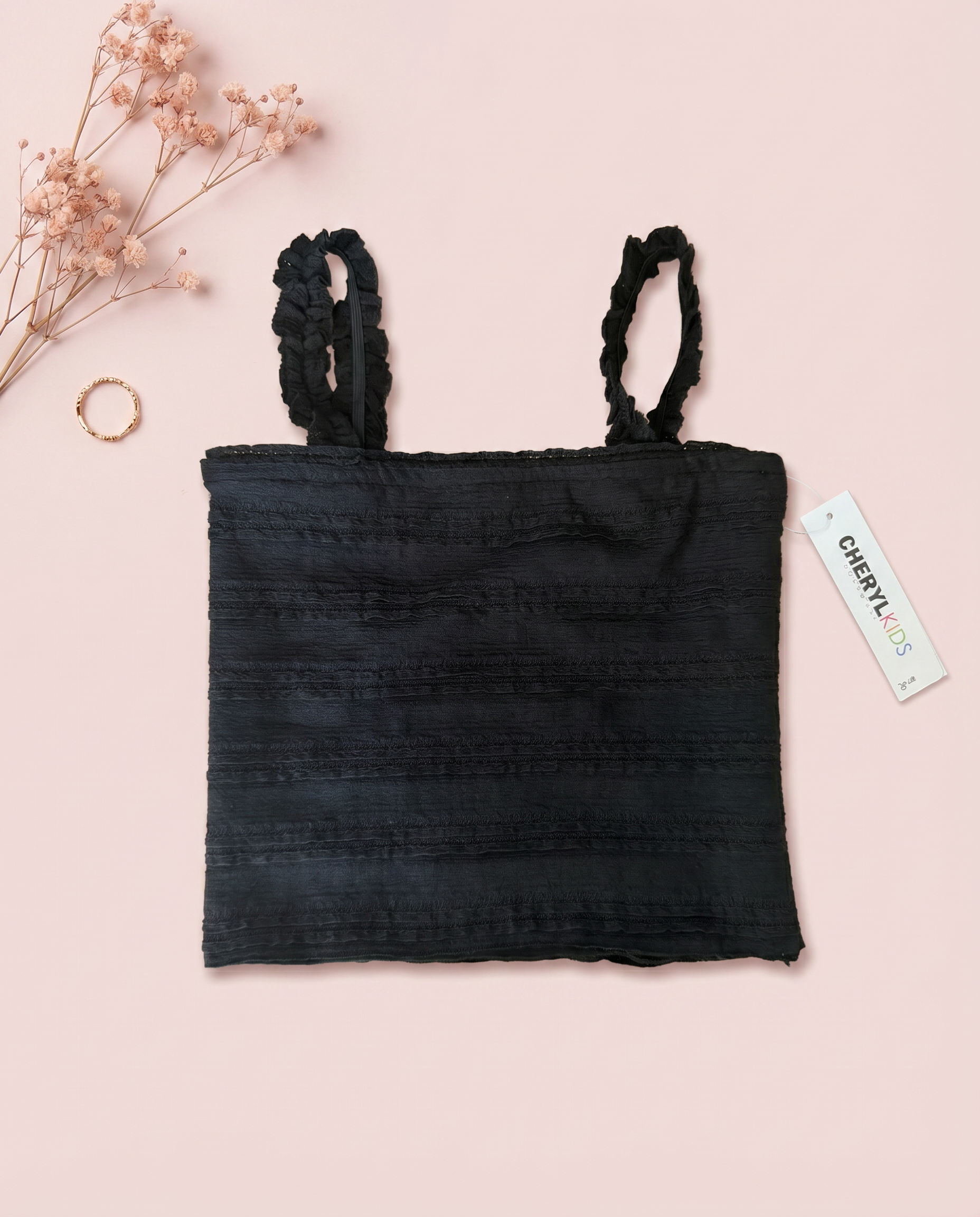 Fortune Lace Top Black