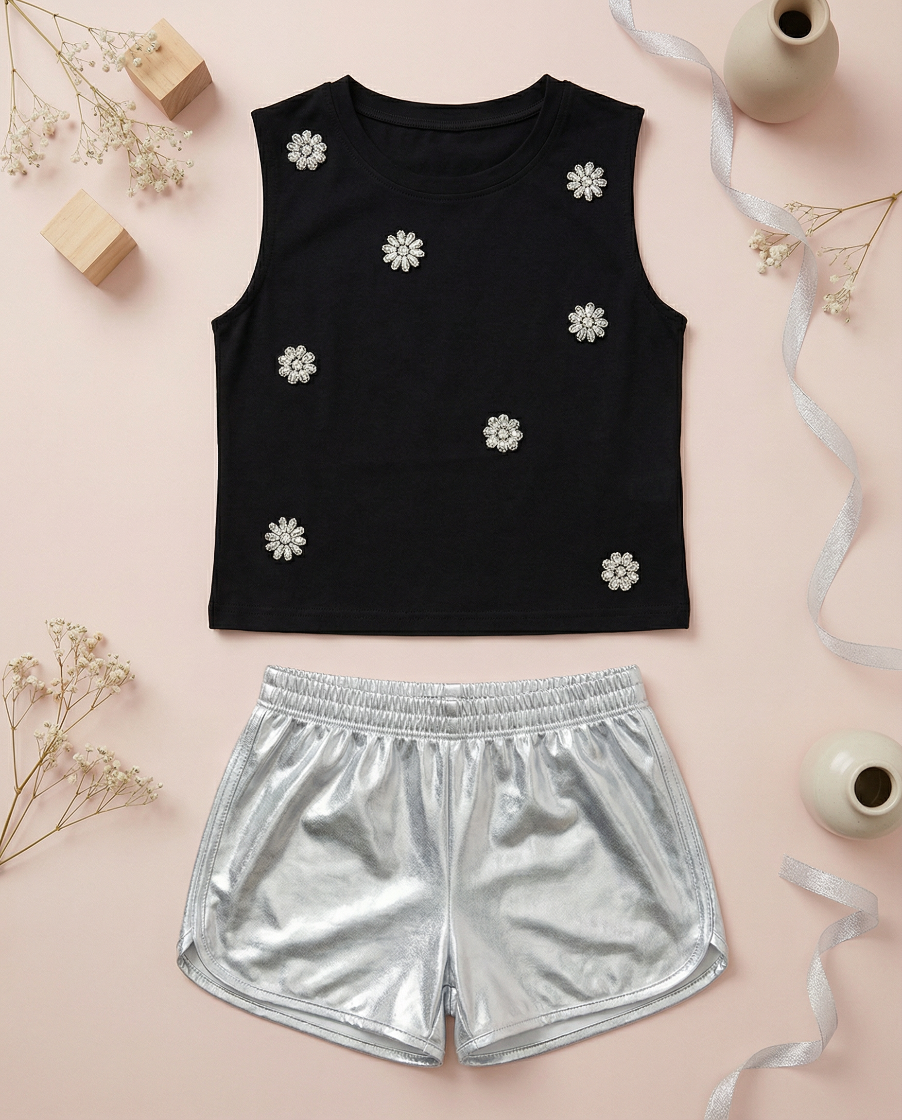 MIA NY S25-167 Jewel SS Black - SoSo Dressed