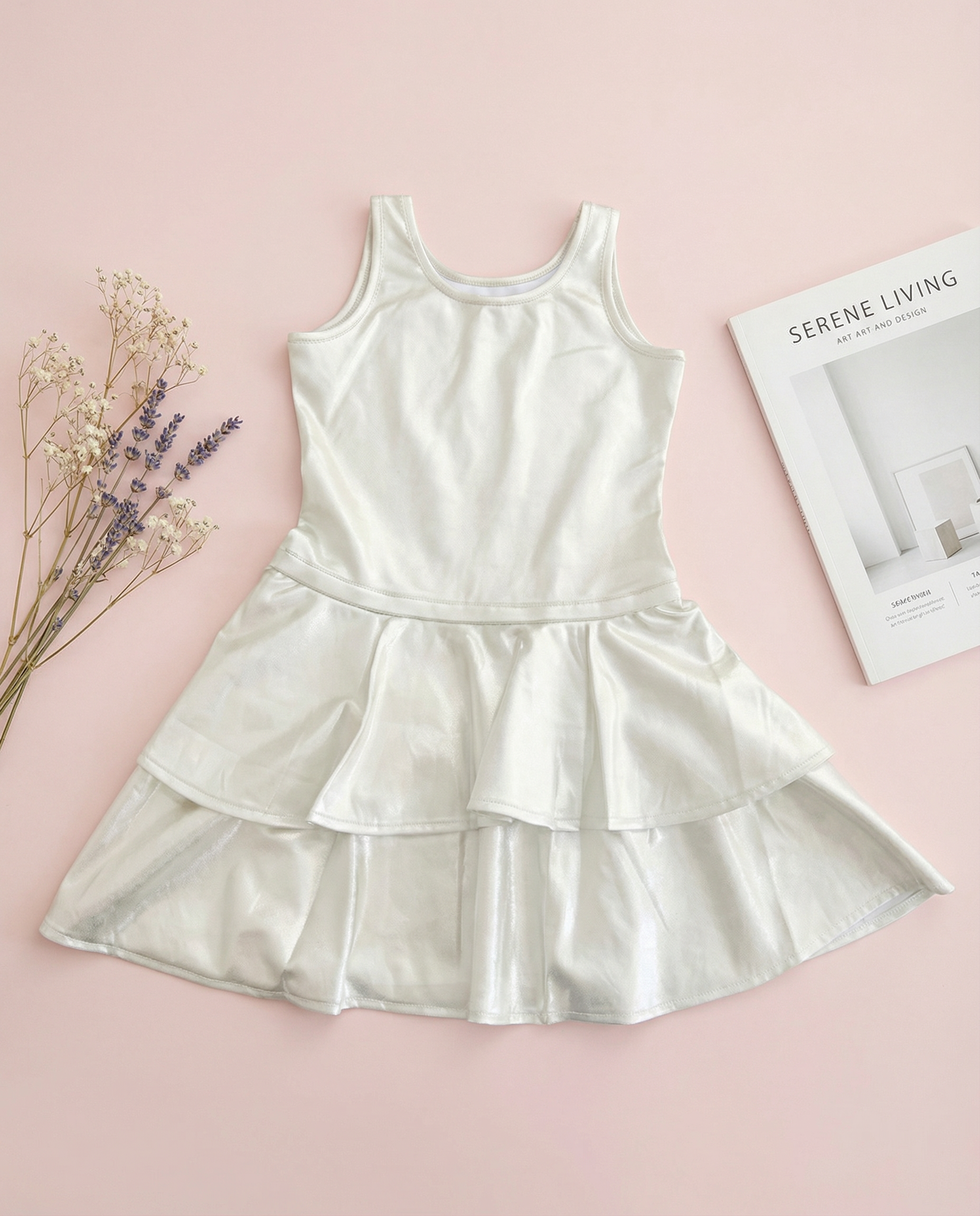 MIA NY - Gold Tiered Dress - SoSo Dressed