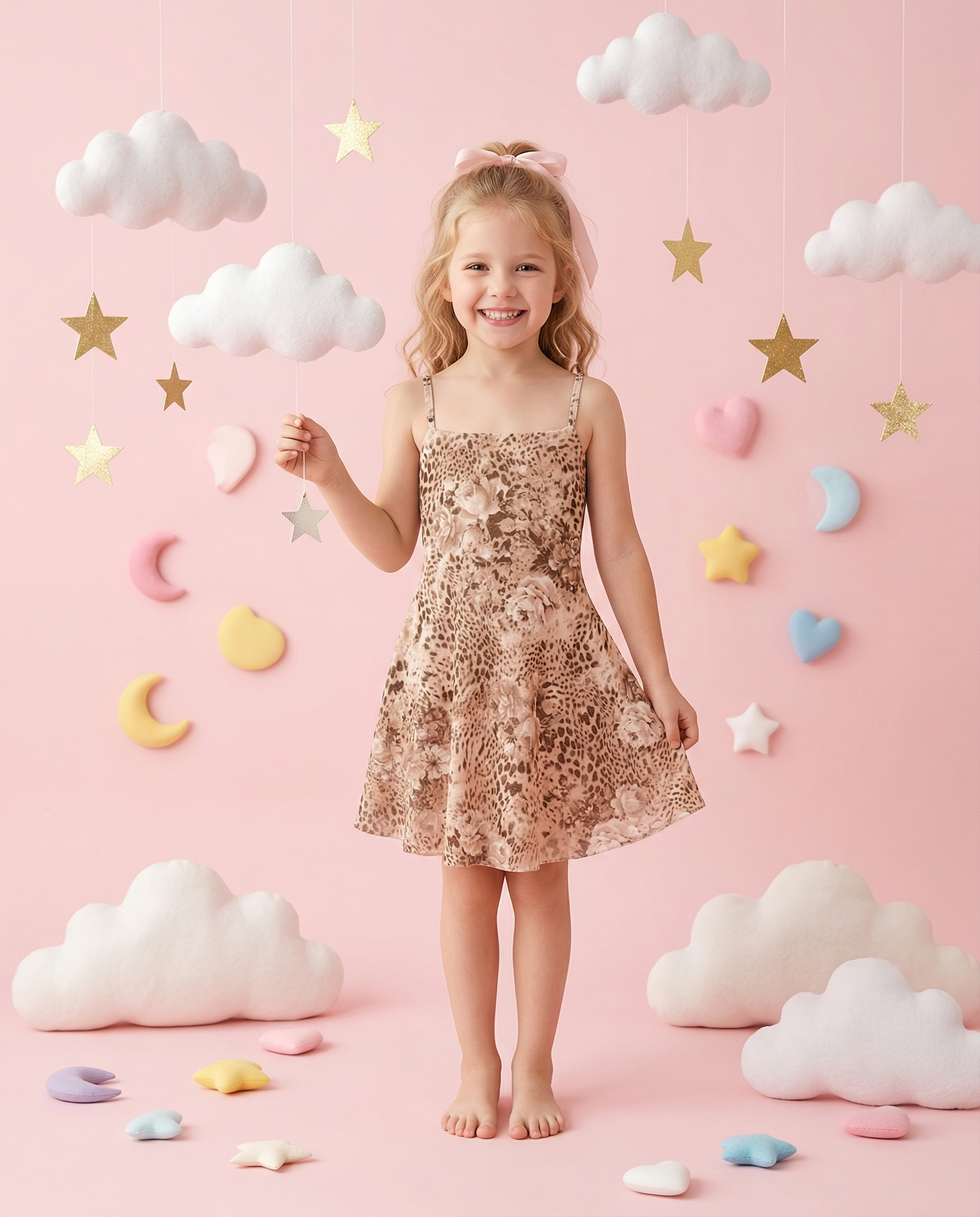 Leopard and Roses Tank Dress - SoSo Dressed