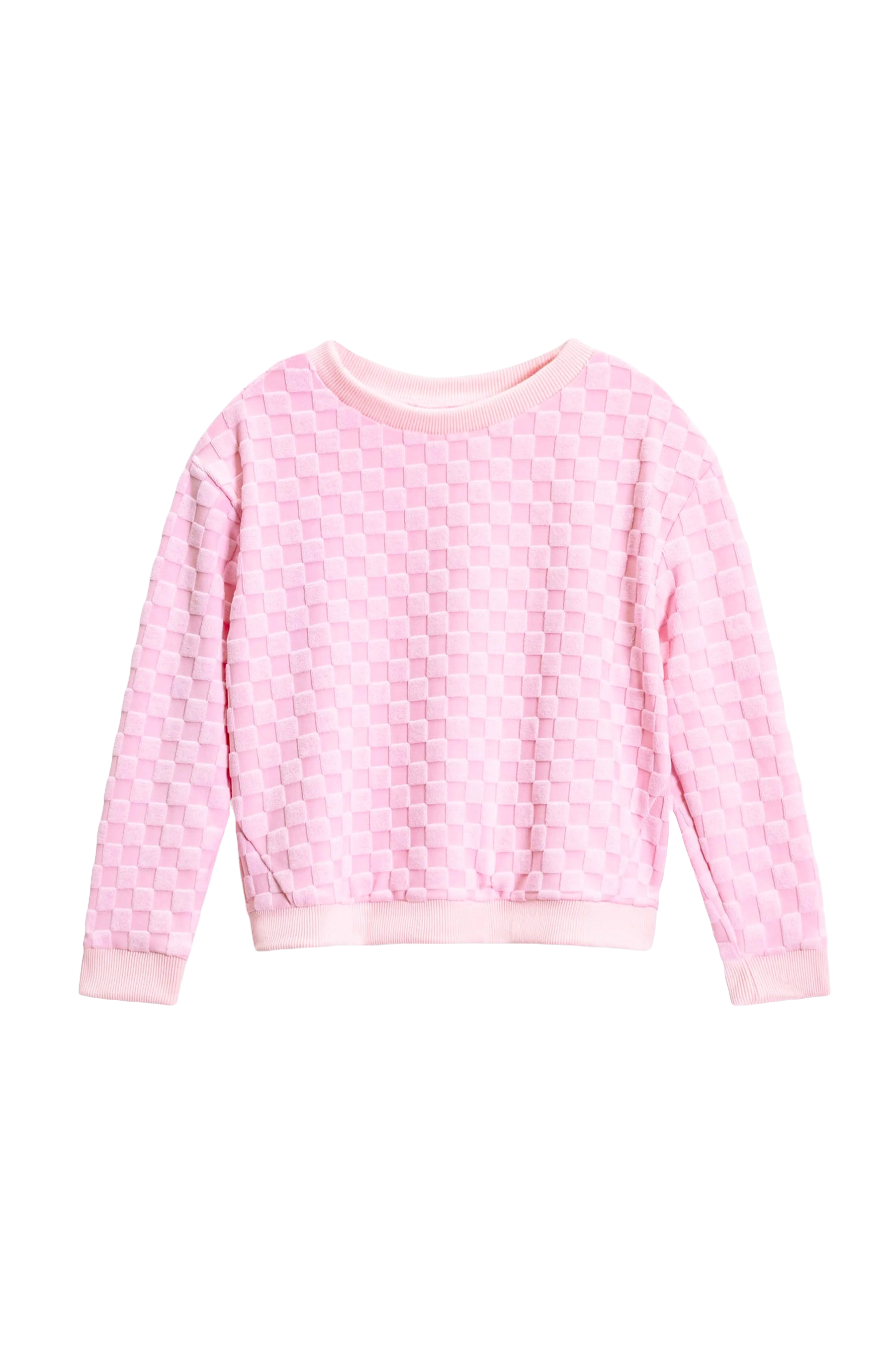 Limeapple Marli Terry Sweatshirt Light Pink - SoSo Dressed