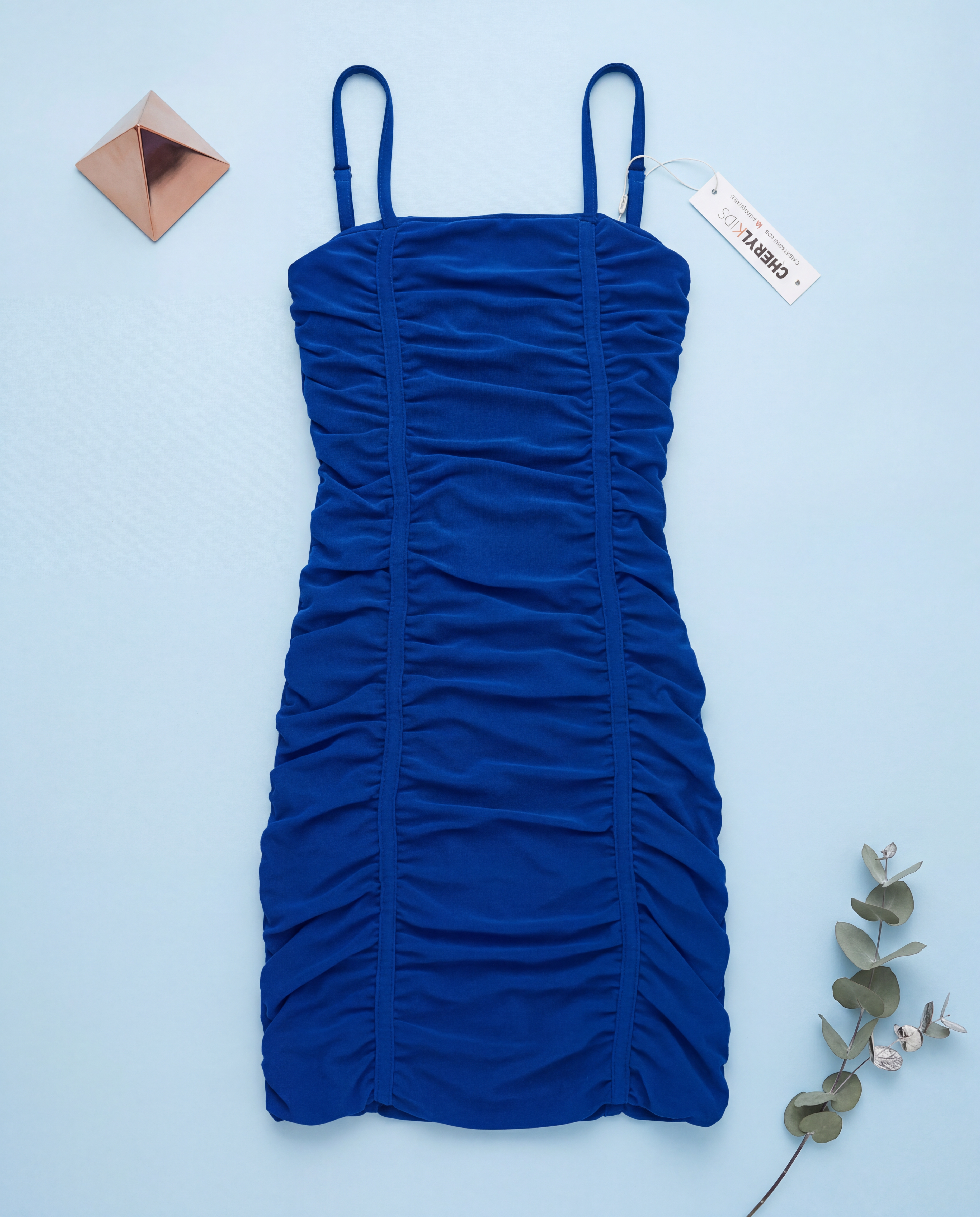 Mesh Dress Sapphire - SoSo Dressed