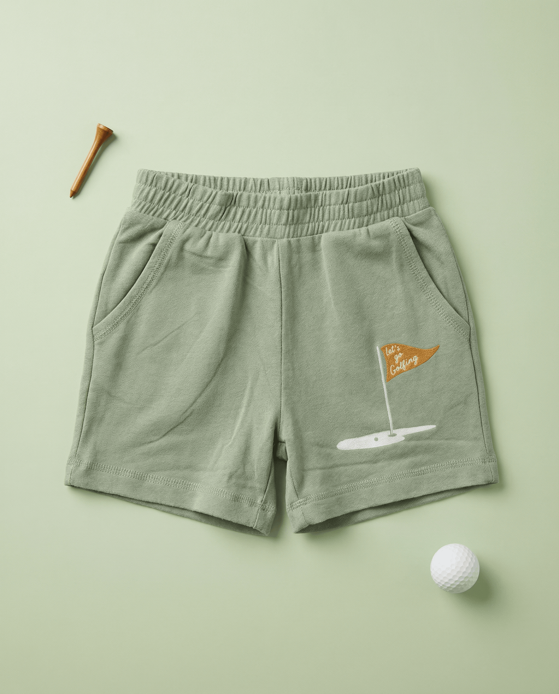 On the Green Vintage Cotton Shorts - SoSo Dressed