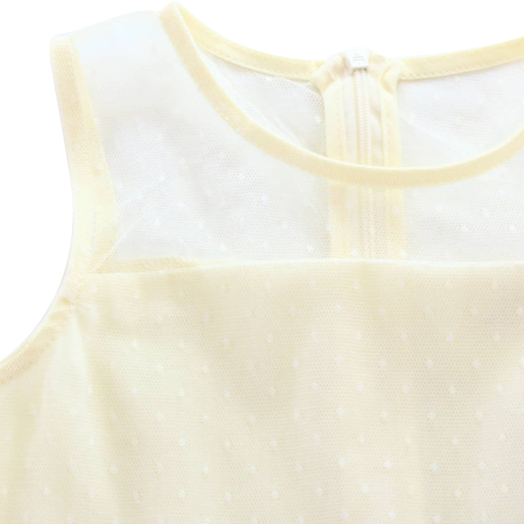 Doe A Dear Dot Mesh Dress Pink - SoSo Dressed