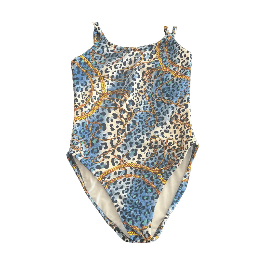 Les Tout Petits Blue Leopard Swim - SoSo Dressed