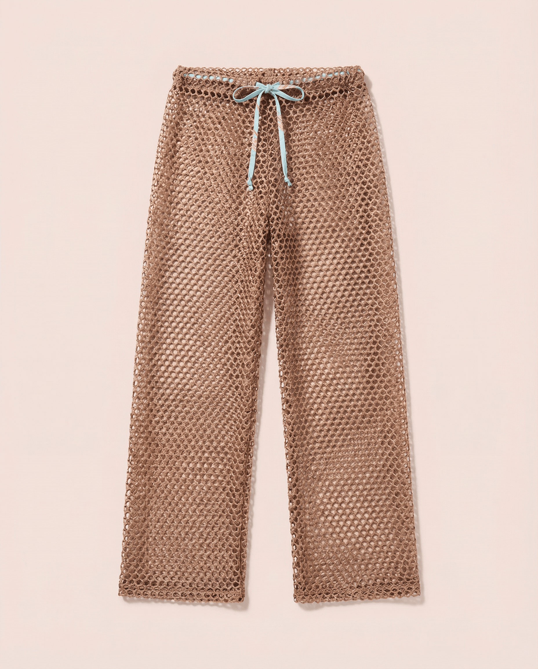Sand Sparkle Mint Crochet Pants - SoSo Dressed
