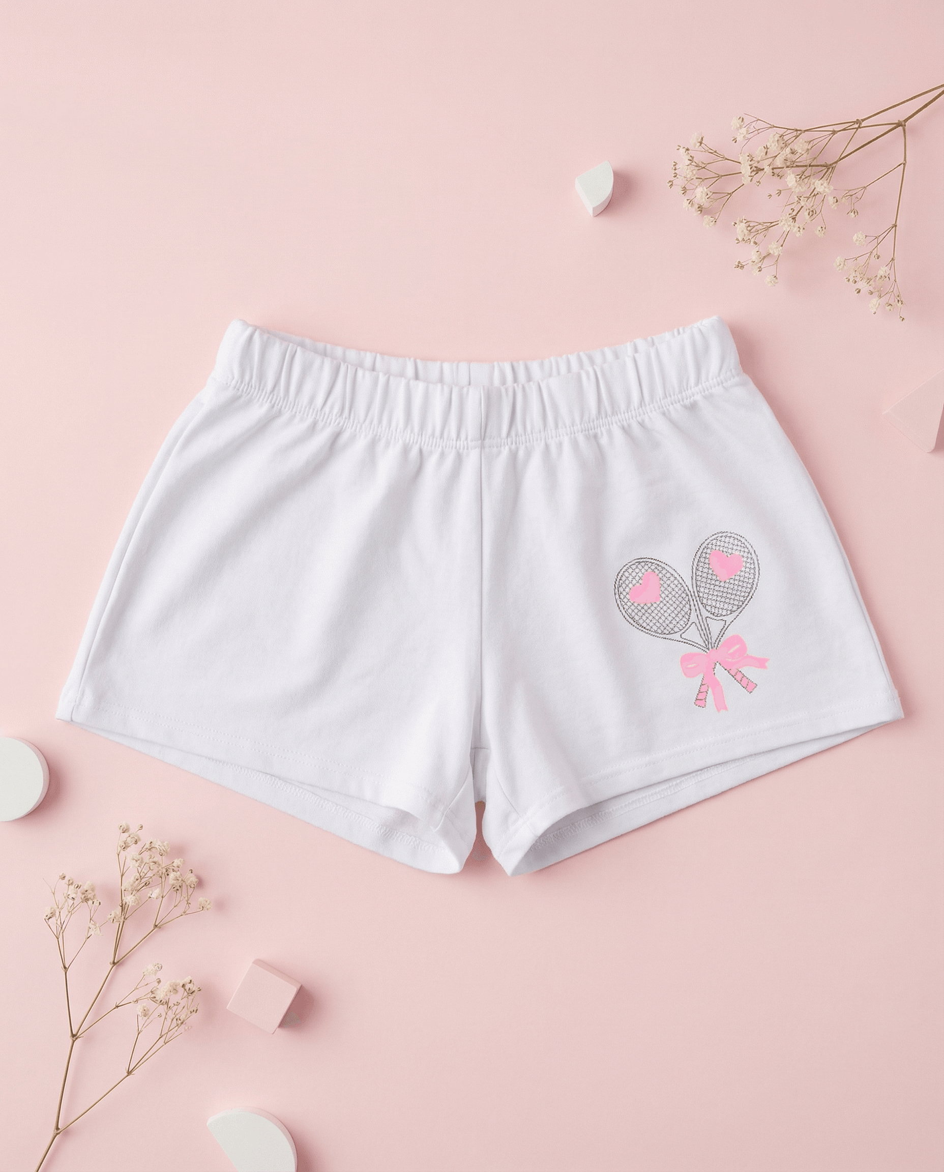Tennis Bow Shorts Clay - SoSo Dressed