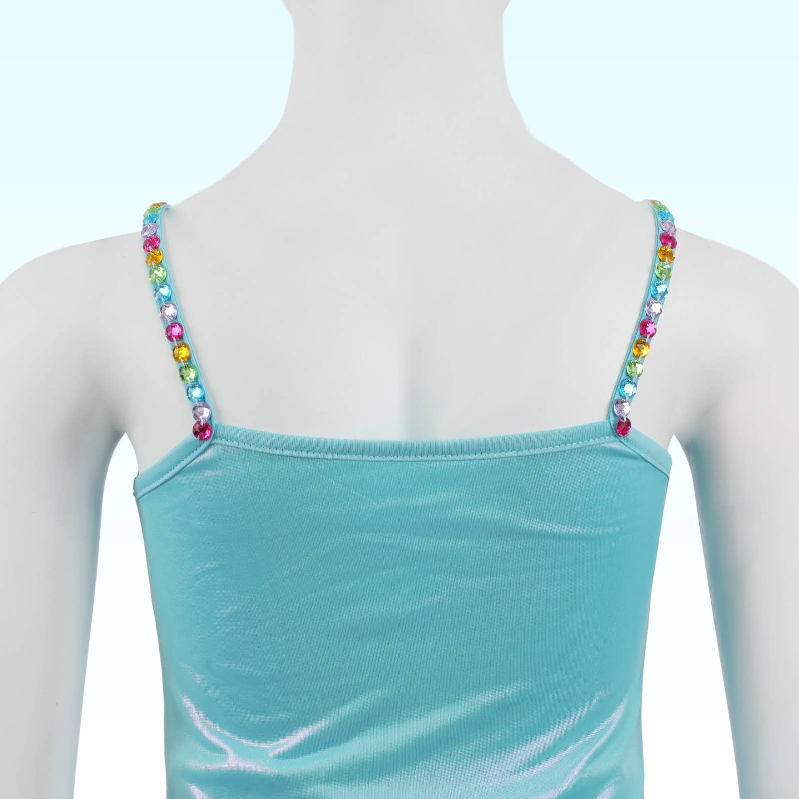 Ellie and Mila Blue Metallic Skort Set