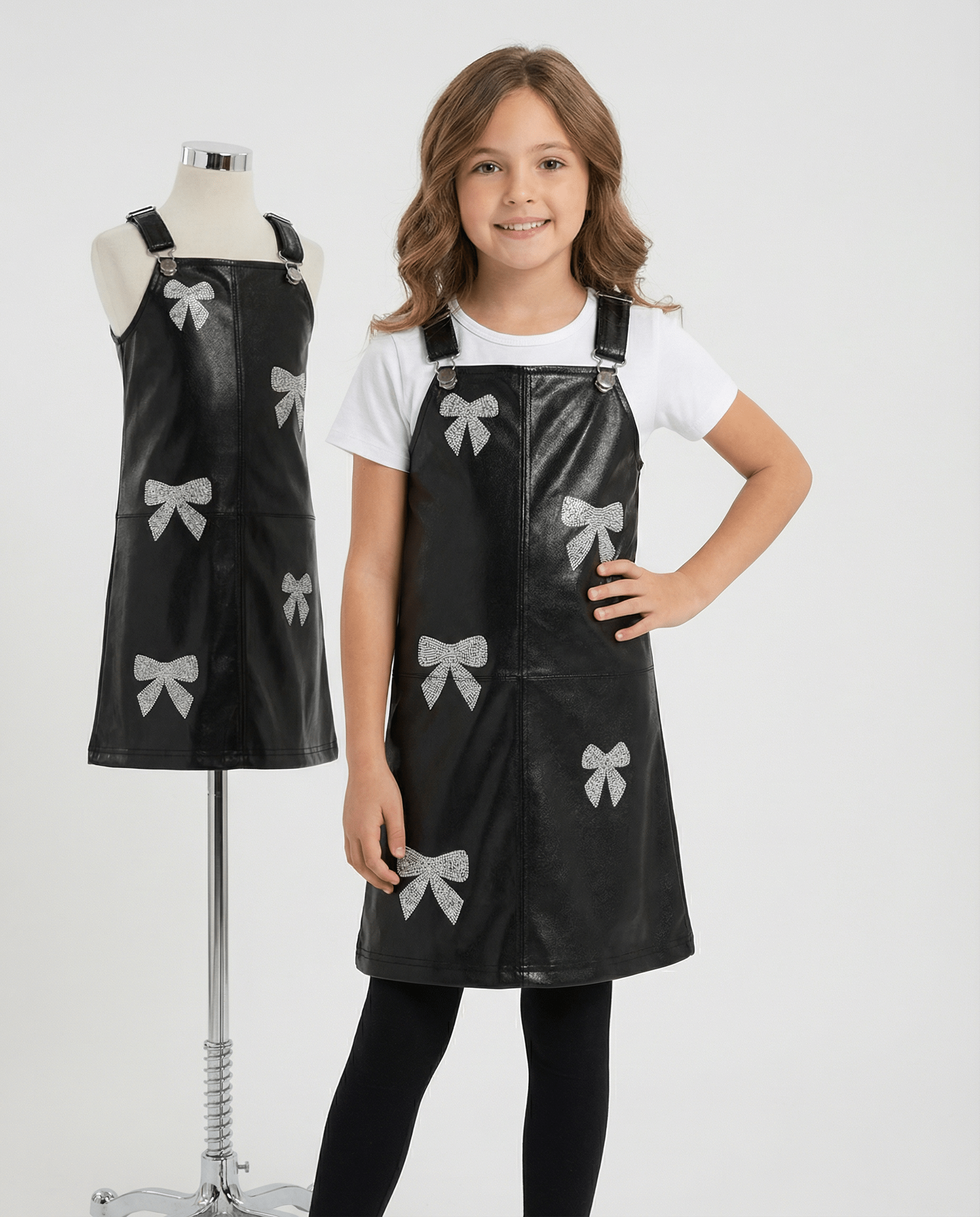 MIA NY Bow Jumper Dress Black