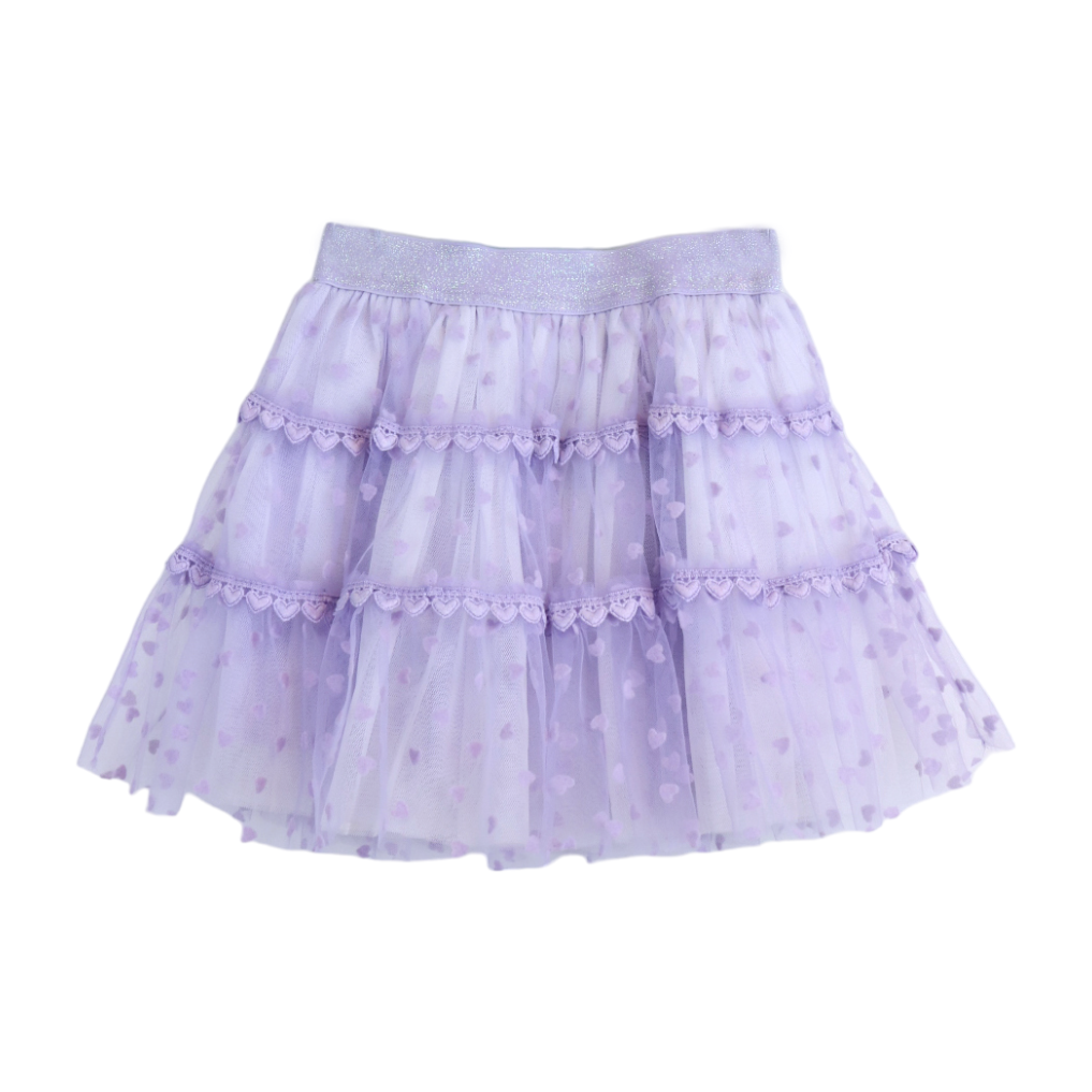 Doe A Dear Velvet Heart Mesh Tutu S1515109-B