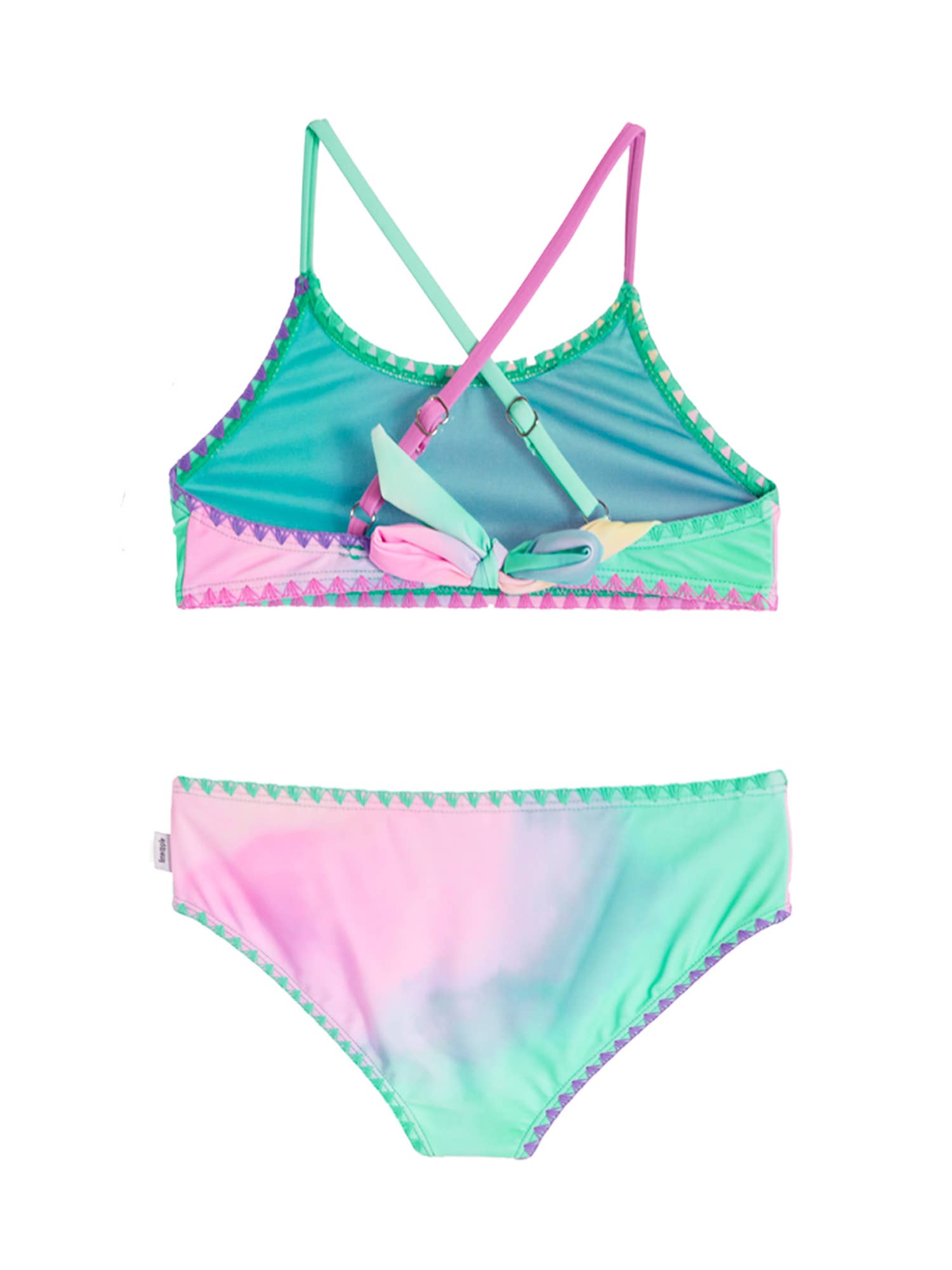 Limeapple Adina Printed Bandeau Bikini Swimsuit
