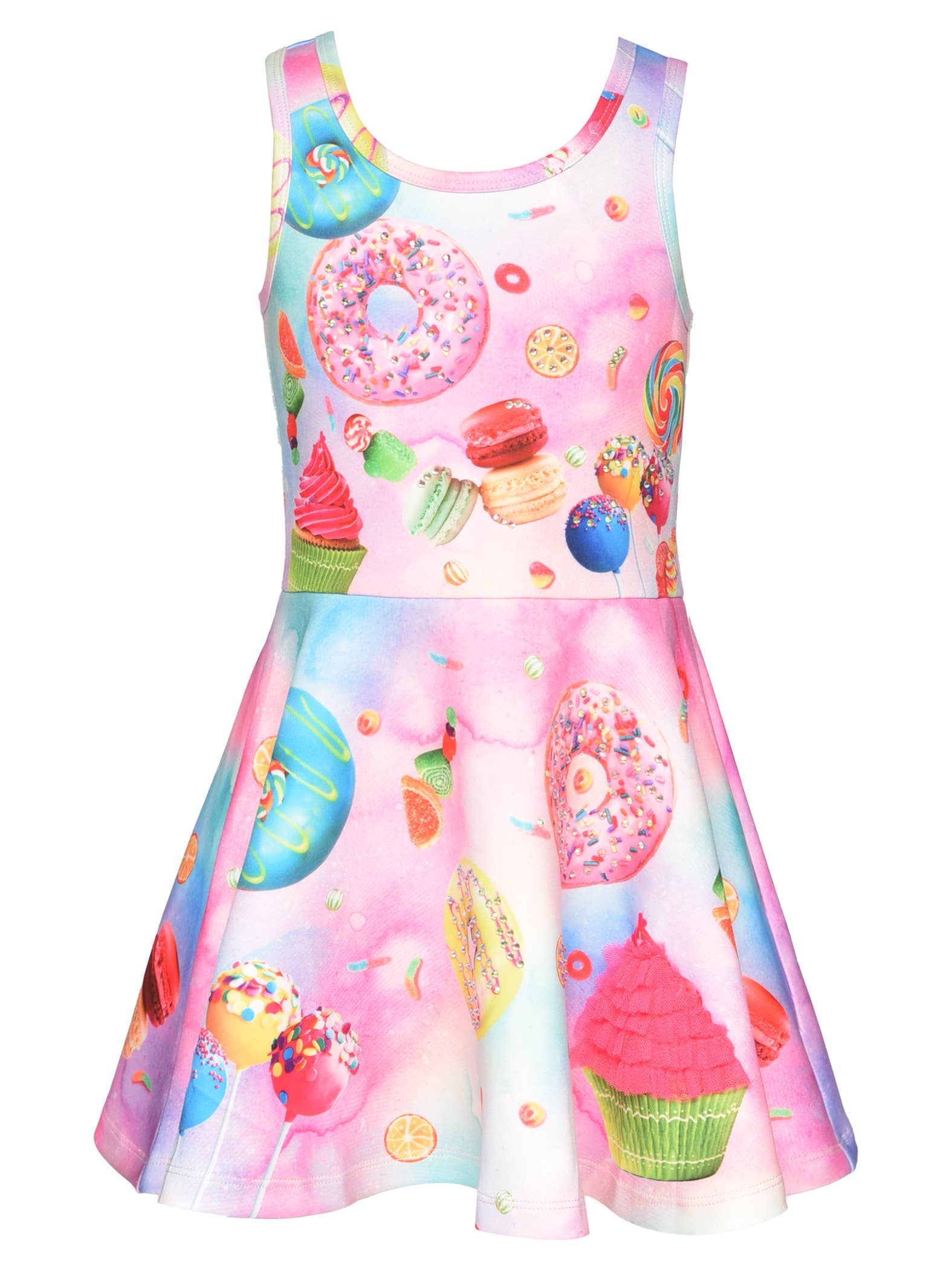 Hannah Banana Donut Dress Fit & Flare Printed Dress