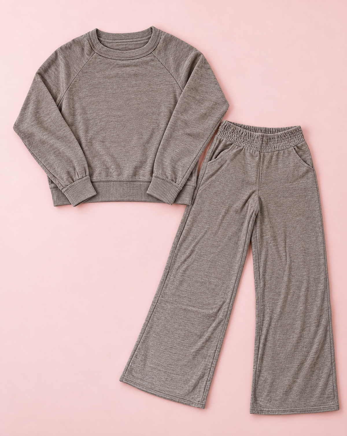 Girls Nutmeg Hacci Jersey Set