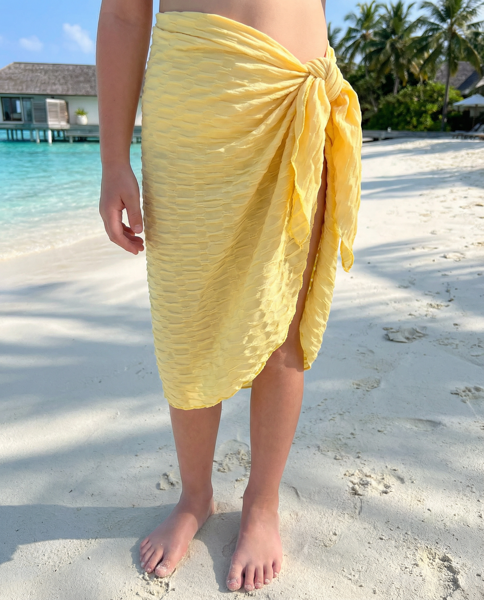 Butterscotch Ruffle Sarong - SoSo Dressed