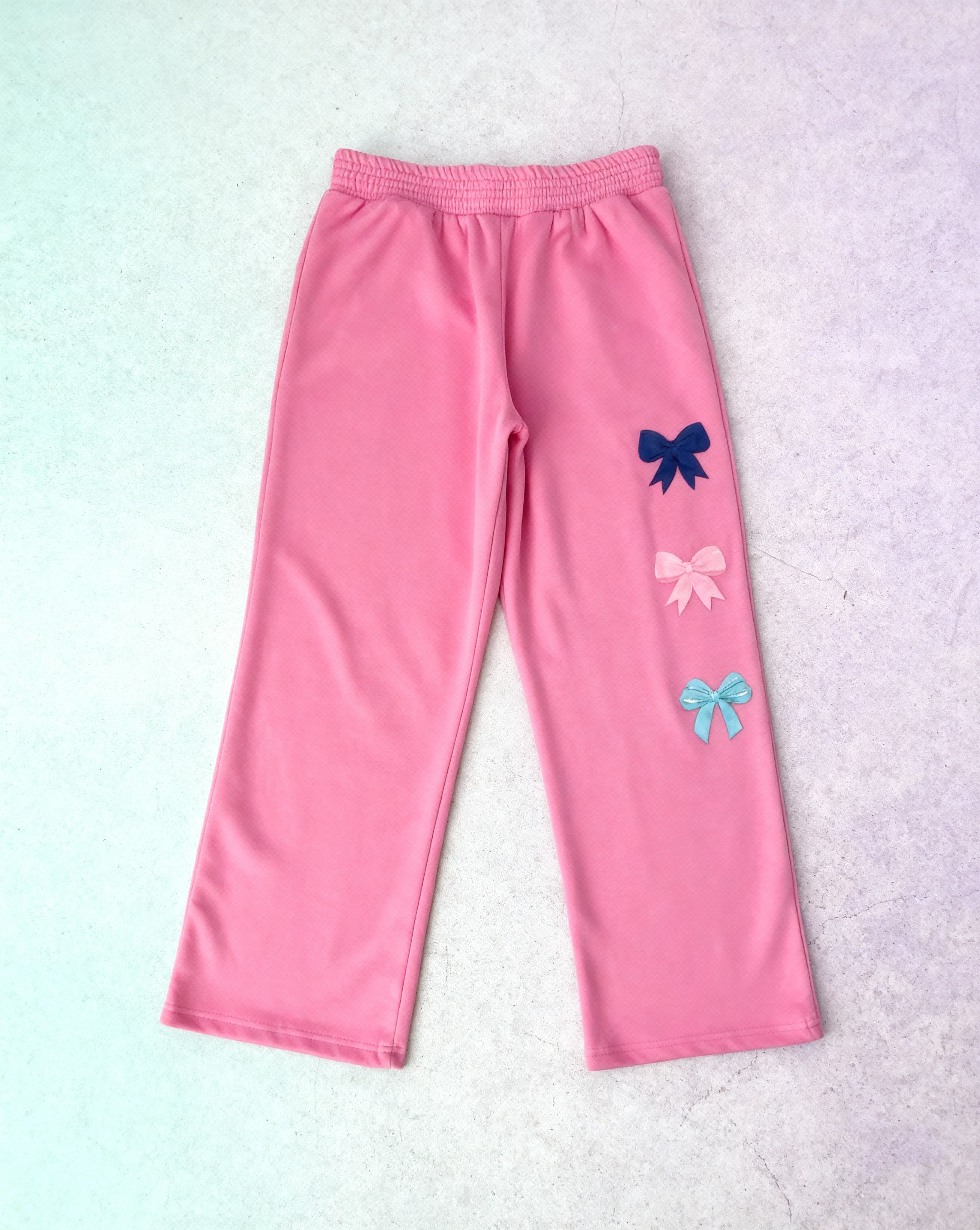 Firehouse Bow Trio Neon Pink Sweatpants
