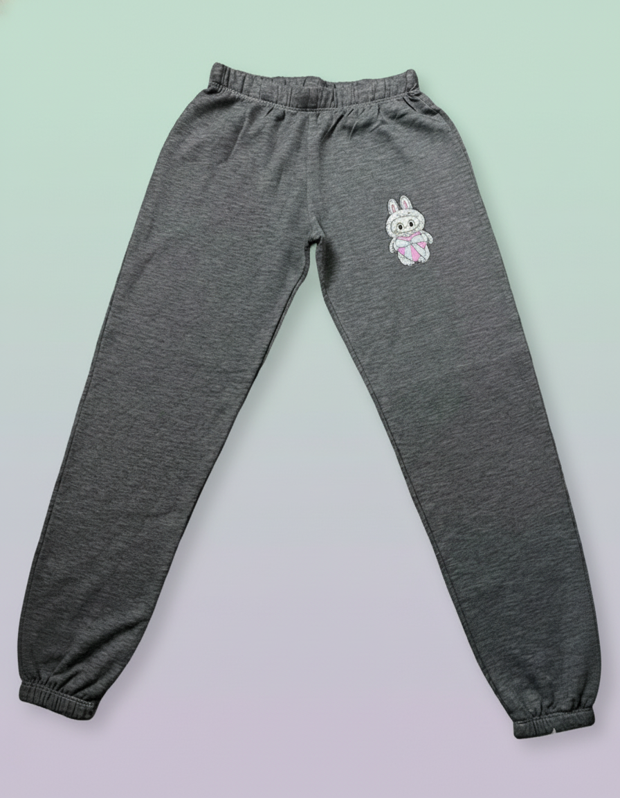 Firehouse Labubu Single Sweatpants Heather Grey