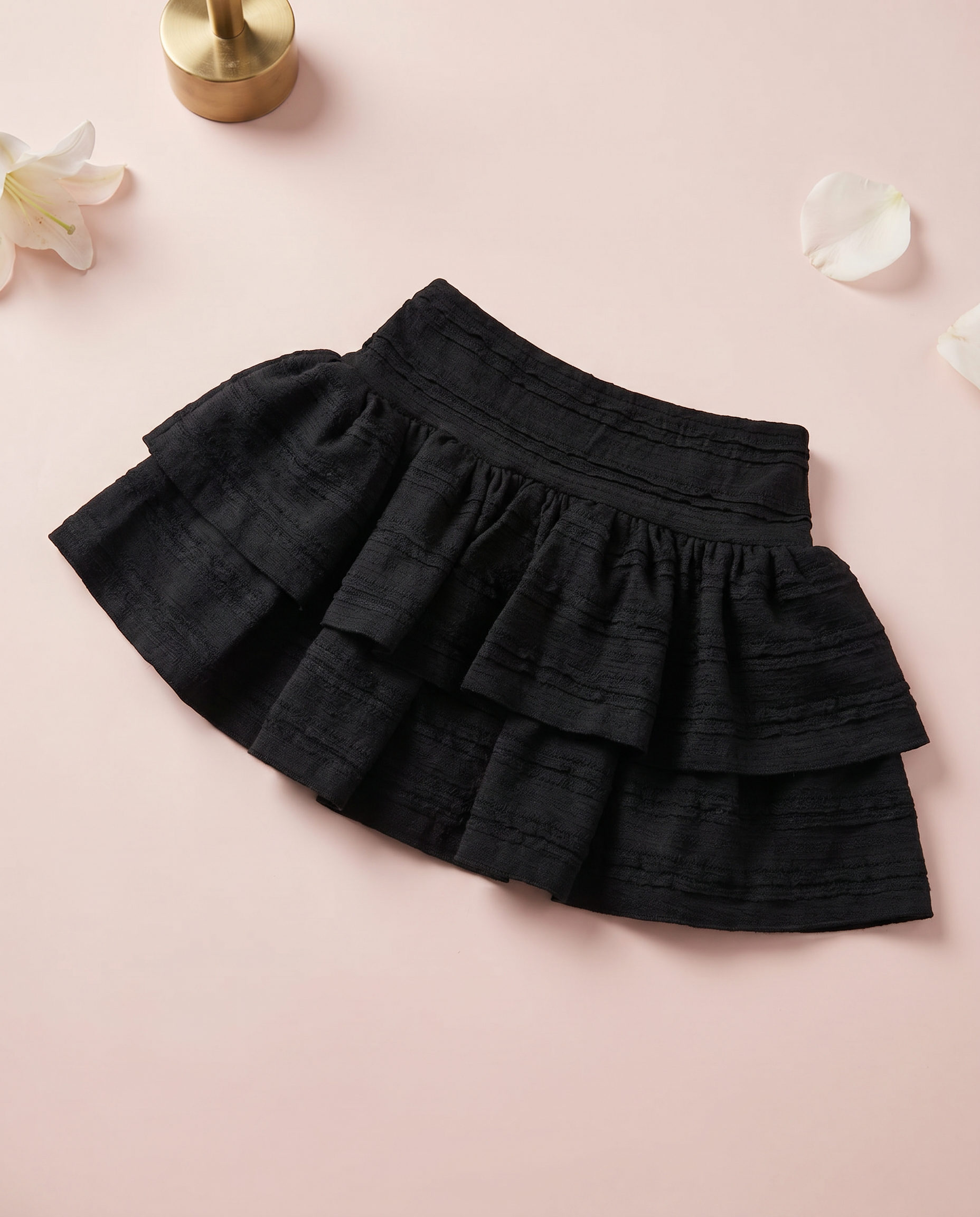 Fortune Lace Skirt Black