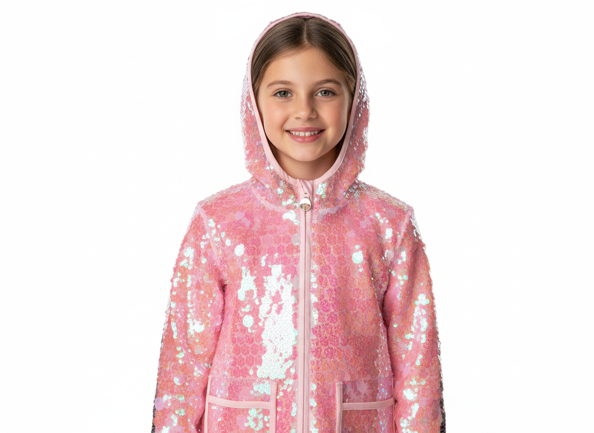 RockCandy Clear +Pink Raincoat - SoSo Dressed