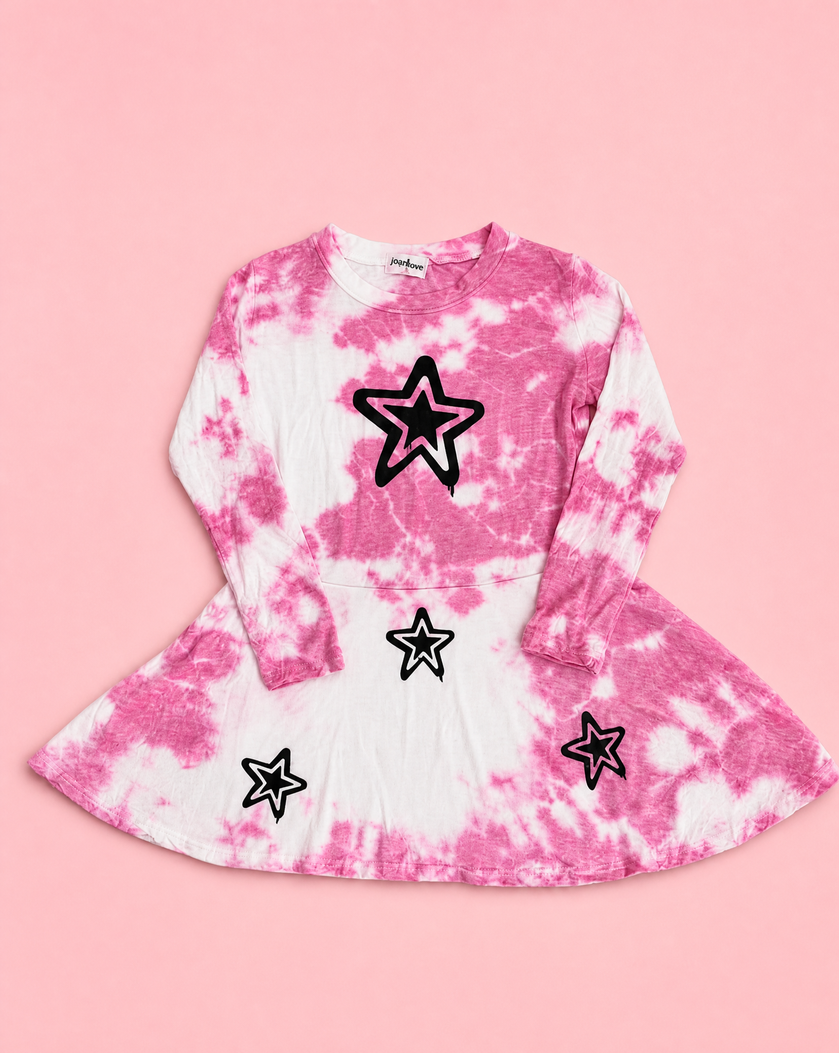 Girls Berry Cloud Star Dress
