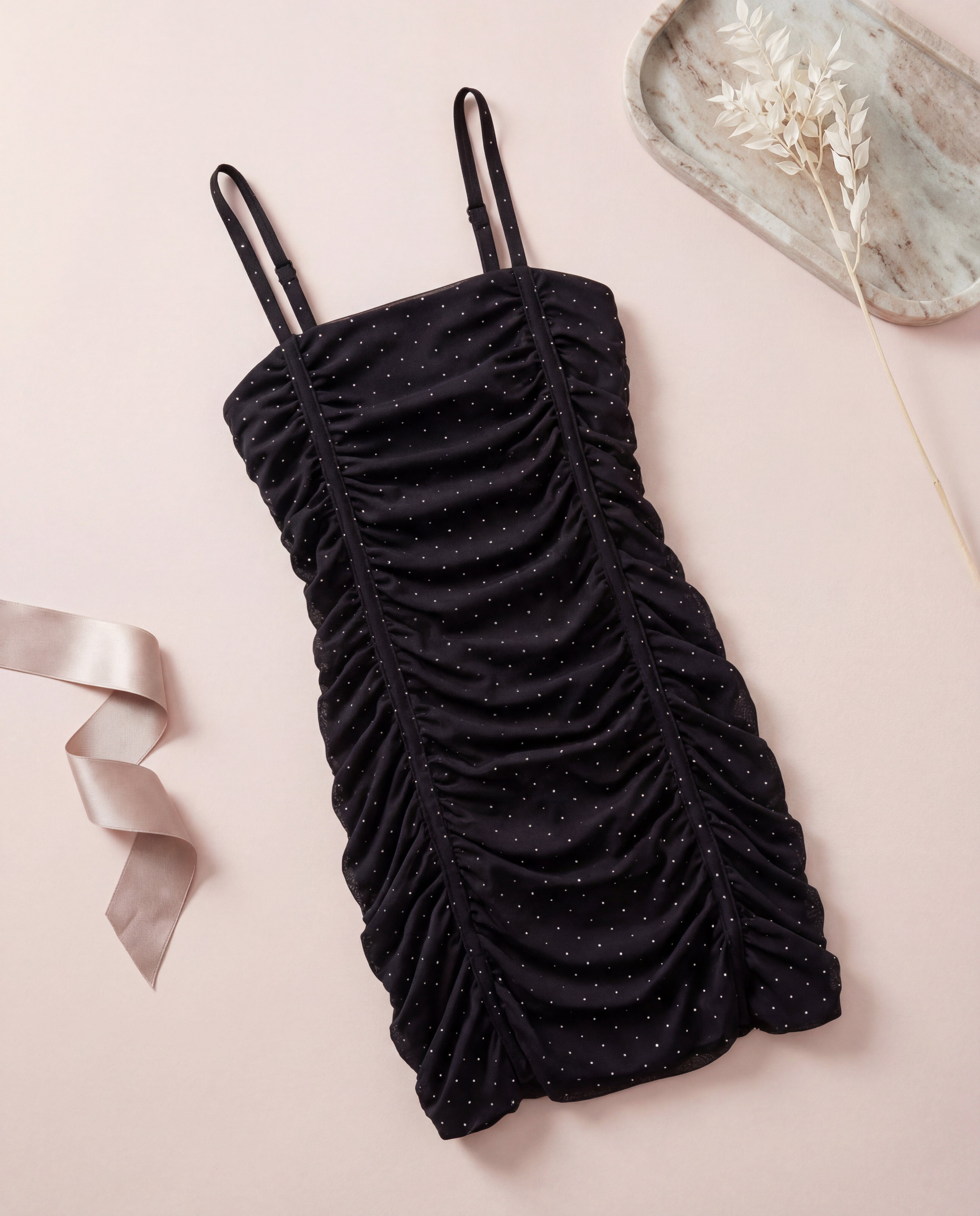 Mesh Dress Black - SoSo Dressed