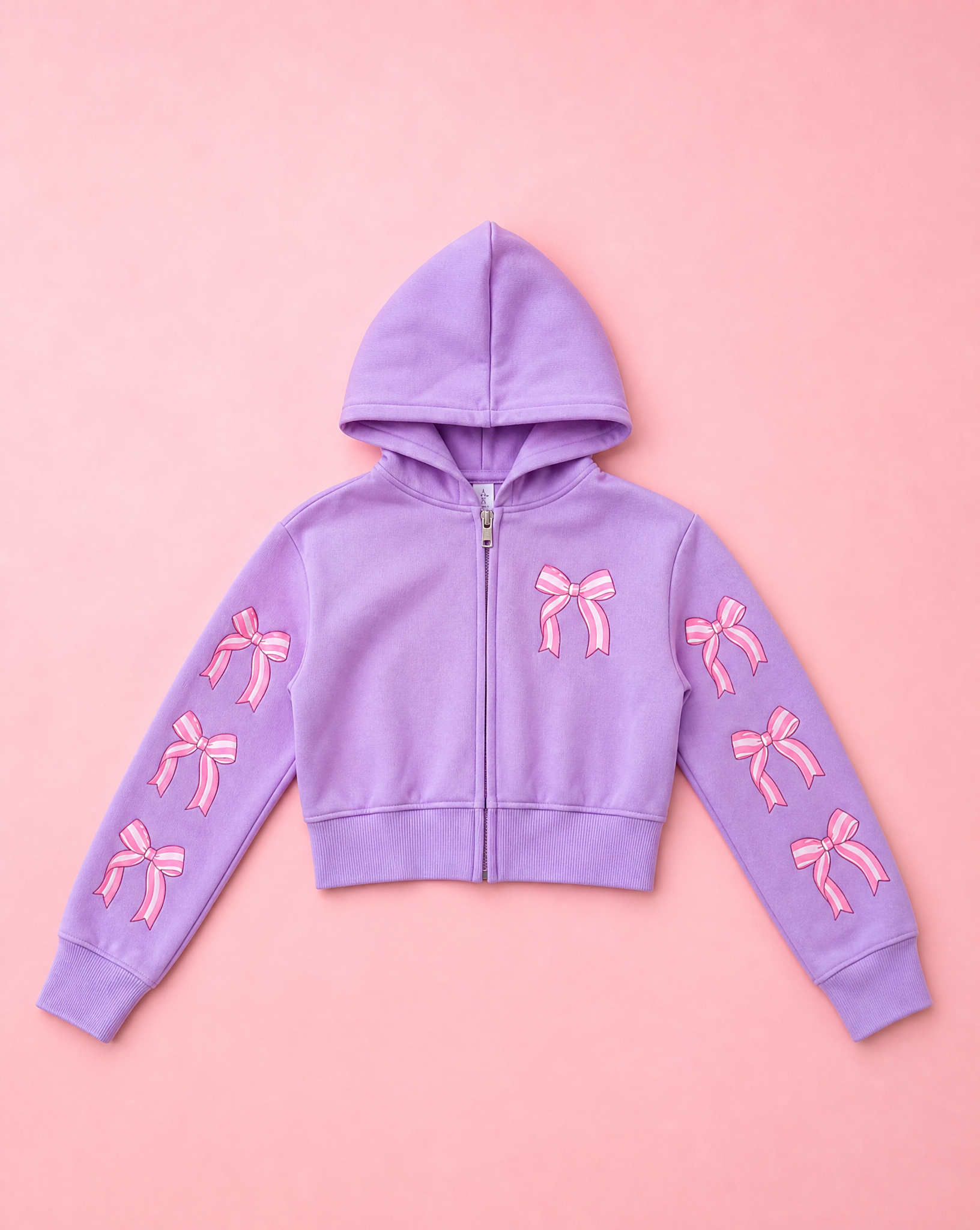 Pink Bow Grape Hoodie & Sweatpant Set
