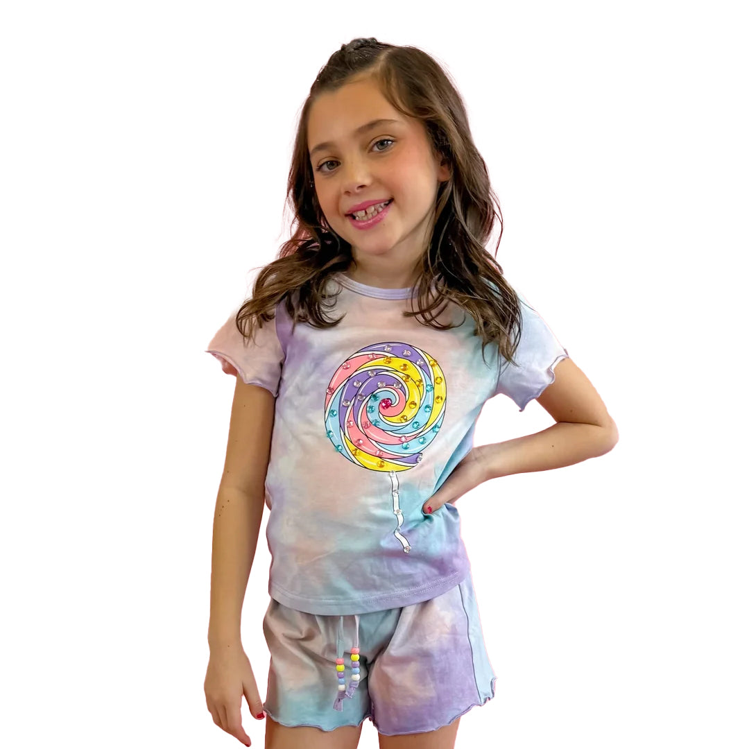 Ellie and Mila Lollipop Gem Short Set