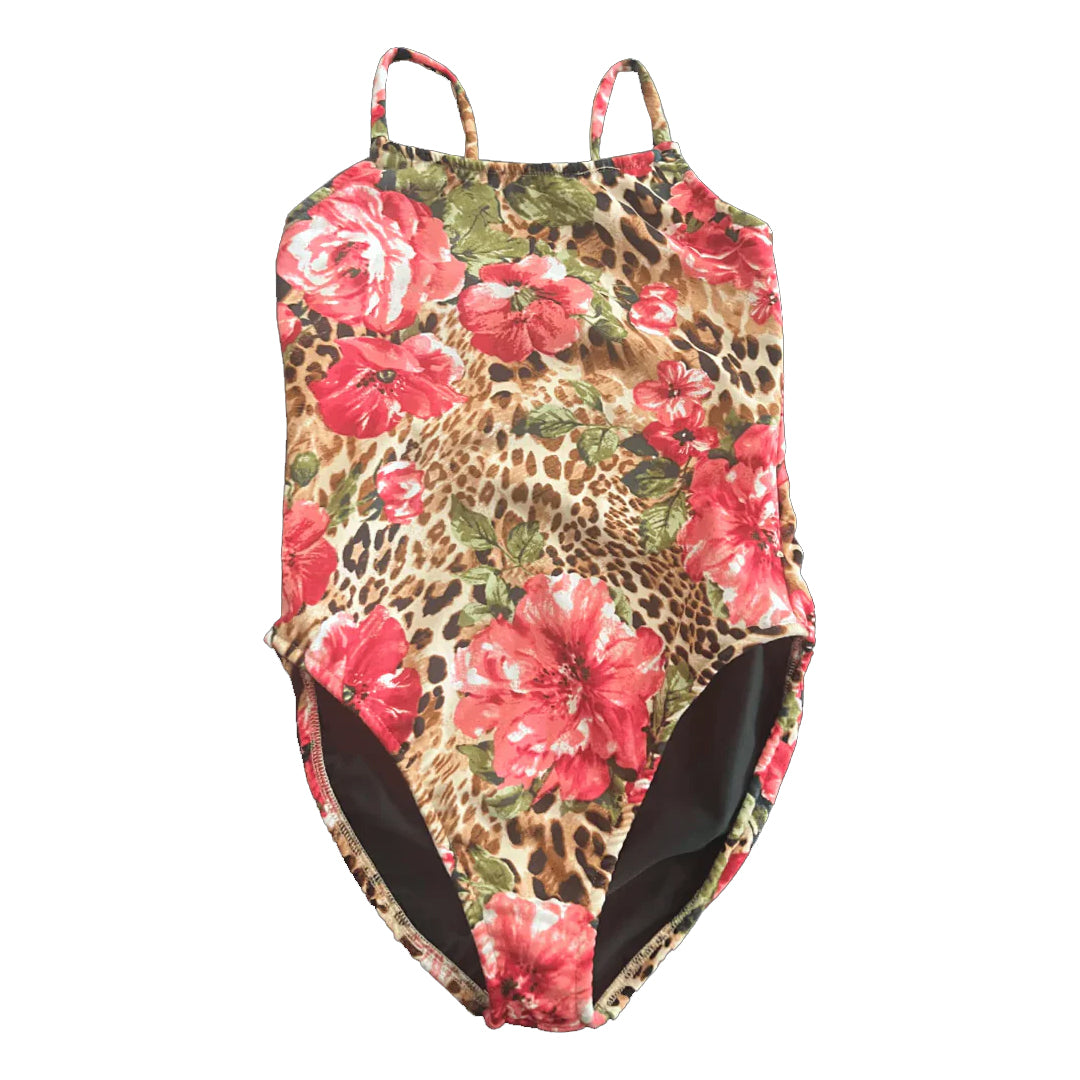 Les Tout Petits Rose Leopard Swim