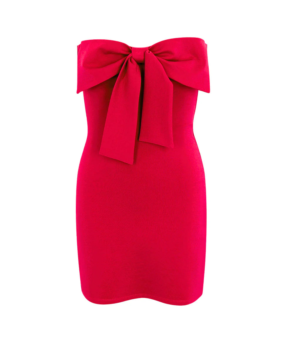 Gold Rush NYC Teddi Dress Red