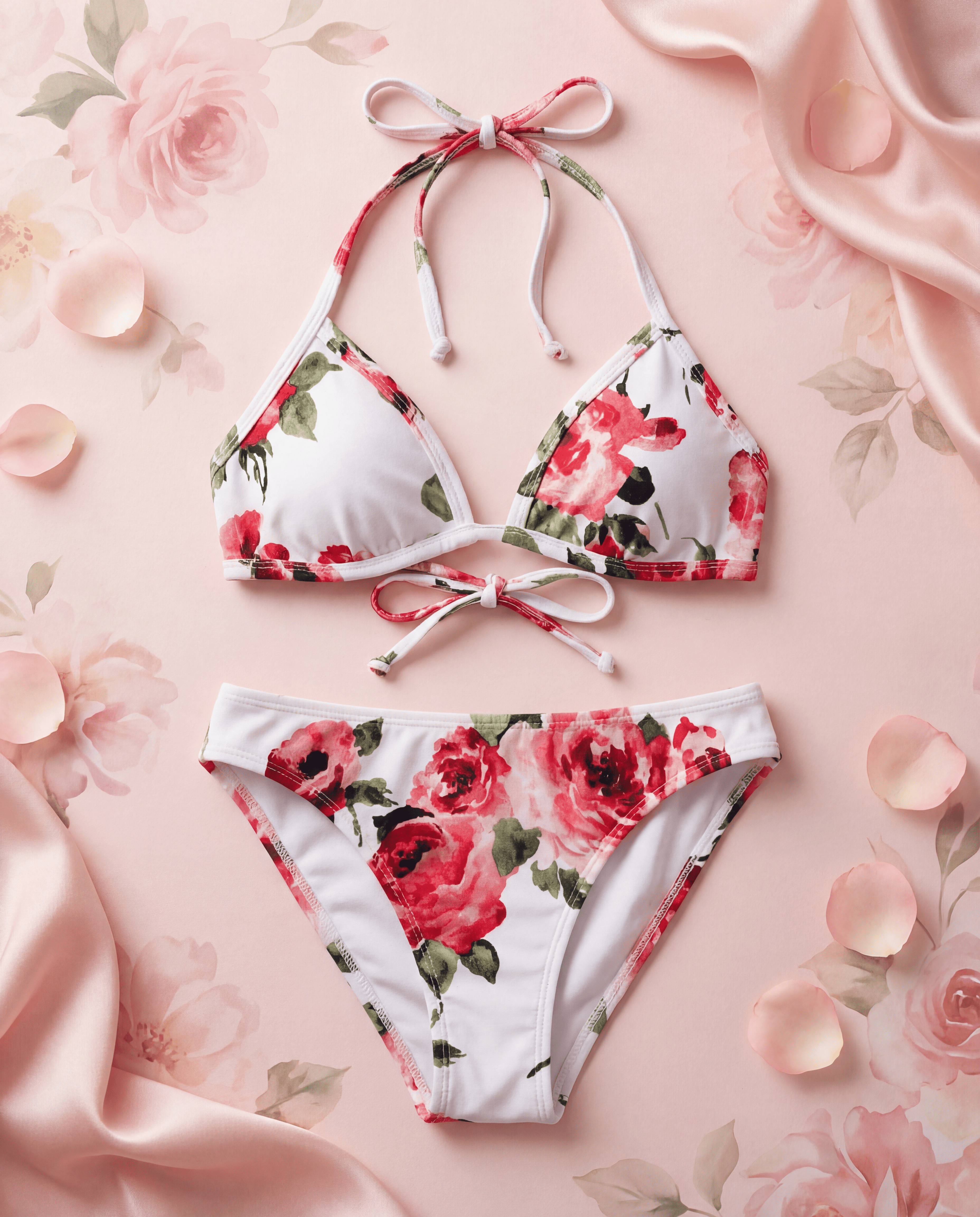 Rose Garden Bikini Swimsuit