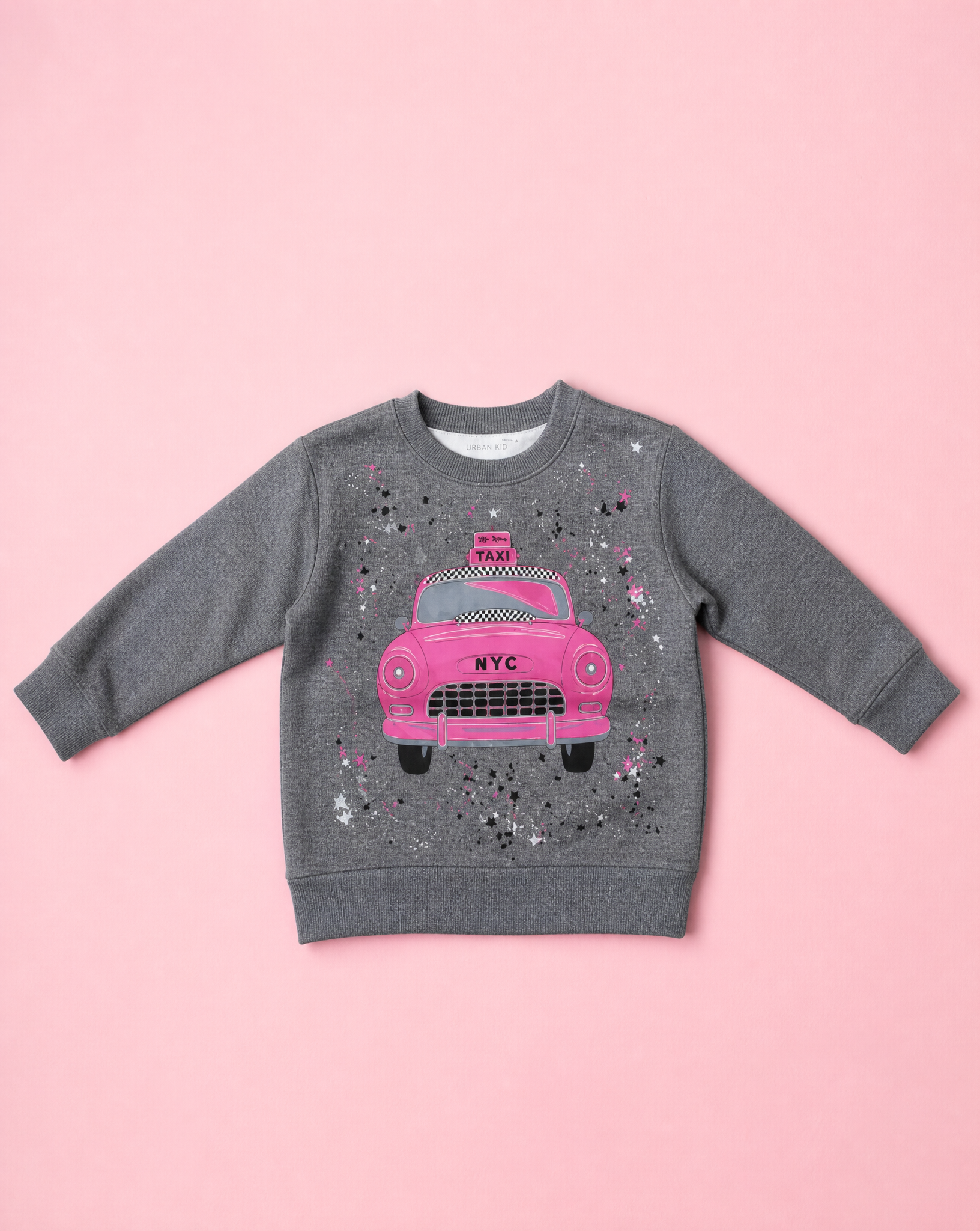 Girls Taxi Splatter Sweatshirt