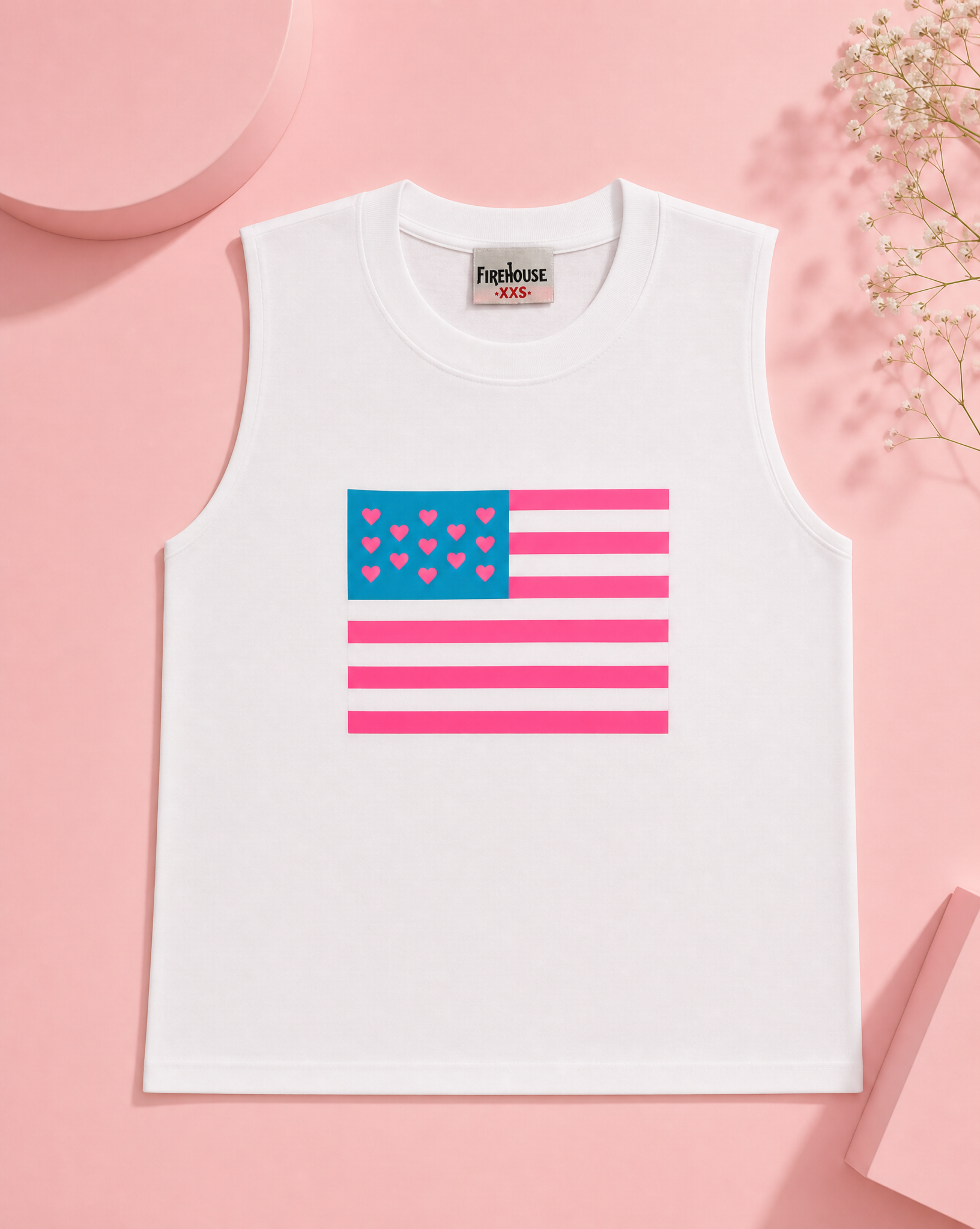 White Flag Tank Top