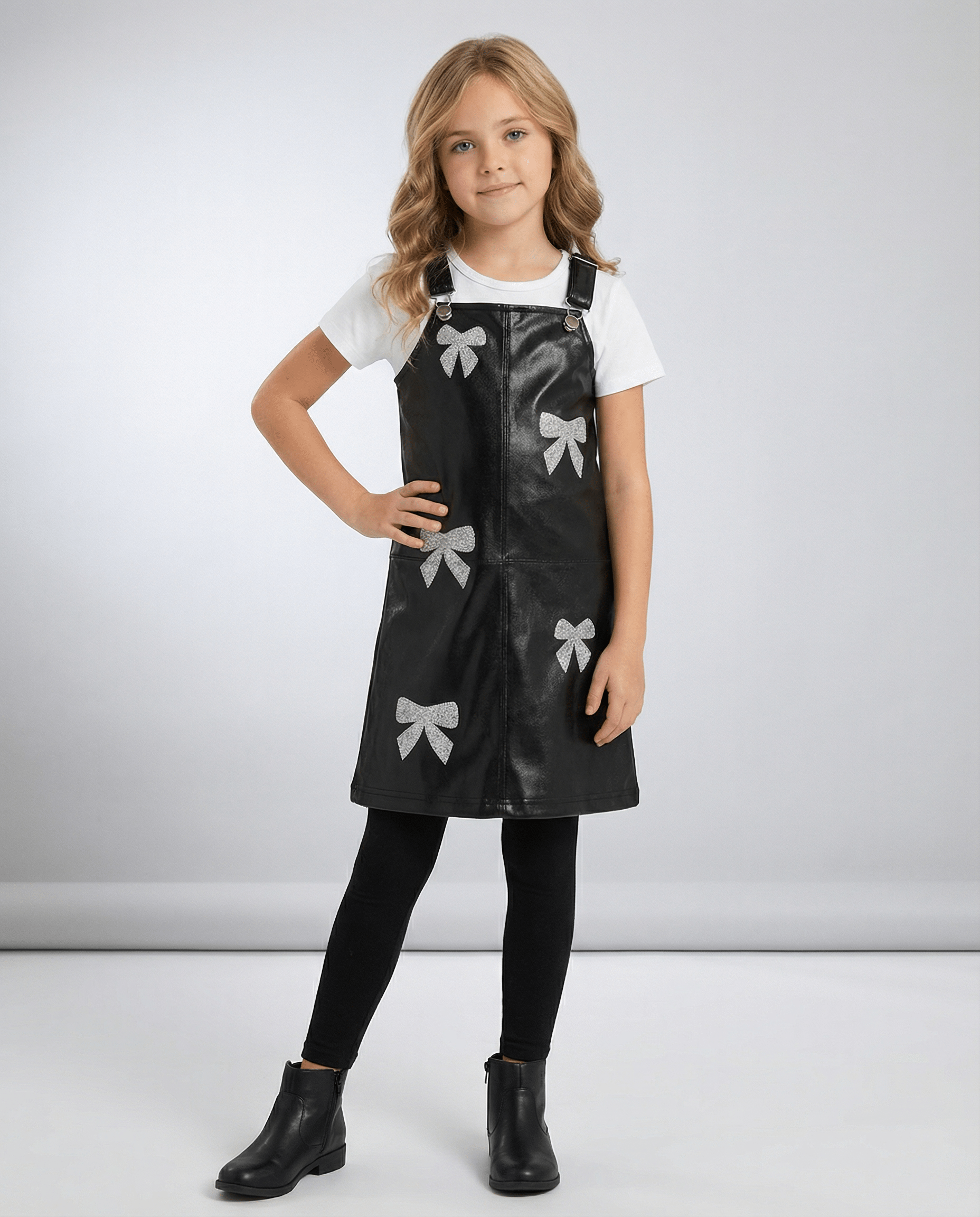MIA NY Bow Jumper Dress Black