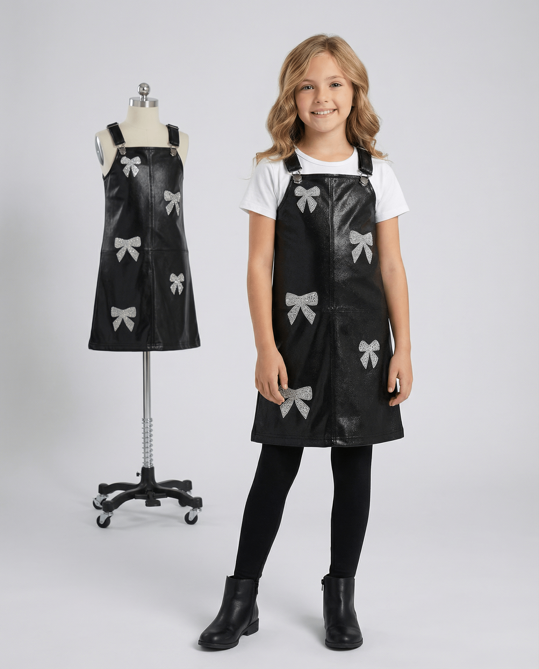 MIA NY Bow Jumper Dress Black