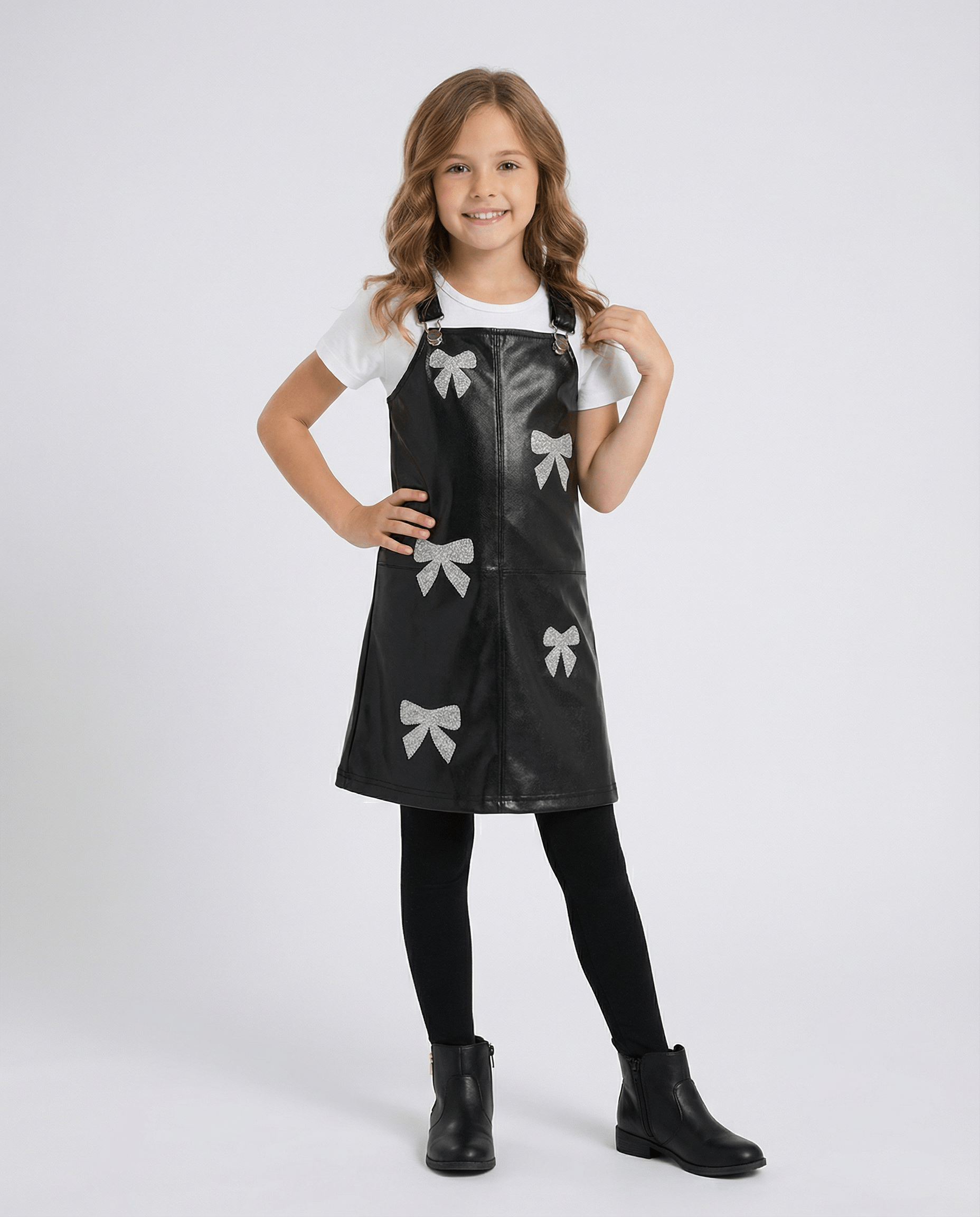 MIA NY Bow Jumper Dress Black