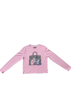Firehouse Labubu Bag Charm Long Sleeve Ice Pink